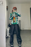 Walter Van BeirendonCK Skeleton Bicycles Riding AW22-23 7004 Green